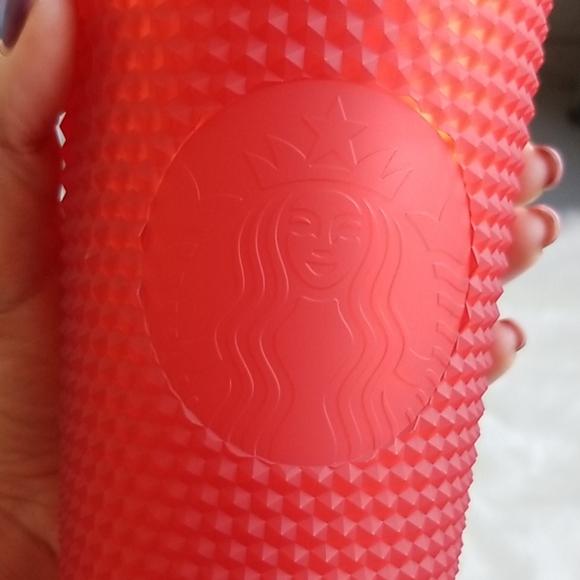 Starbucks 2021 Red Matte Bling Straw Tumbler - Picture 7 of 8